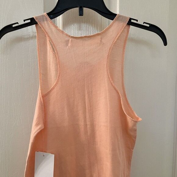 Vintage Havana Racerback Tank Top Peach Girls Size Large 14 NWT - Picture 7 of 8